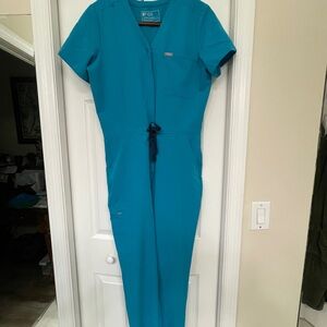 Figs Women's Teal Blue Jumpsuit
